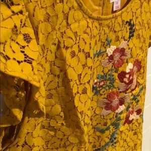 Lace floral top
